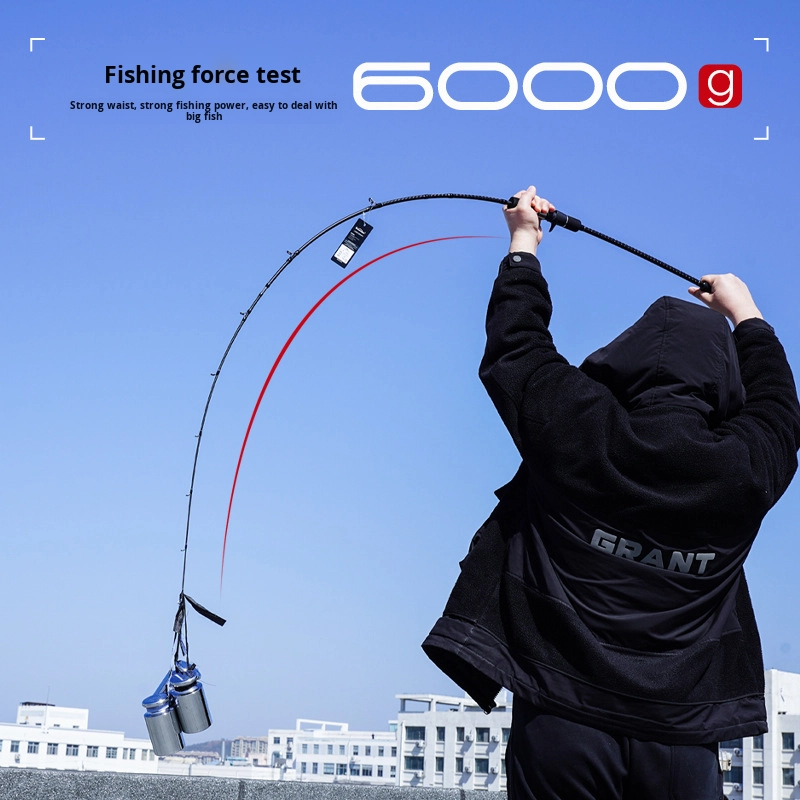 Cheery Three-Section Portable Plate Fishing Rod for Offshore Boat Multi-Section Rod for Swordfish Mackerel Factory – Fishing Rod – view 5