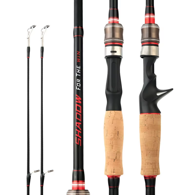 Single or Double Rod Tips Carbon Fiber Lure Rod with Straight Handle or Pistol Grip Set ML Road Slide Fishing Rods – Fishing Rod – view 2