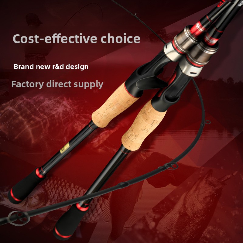 Single or Double Rod Tips Carbon Fiber Lure Rod with Straight Handle or Pistol Grip Set ML Road Slide Fishing Rods – Fishing Rod – view 5