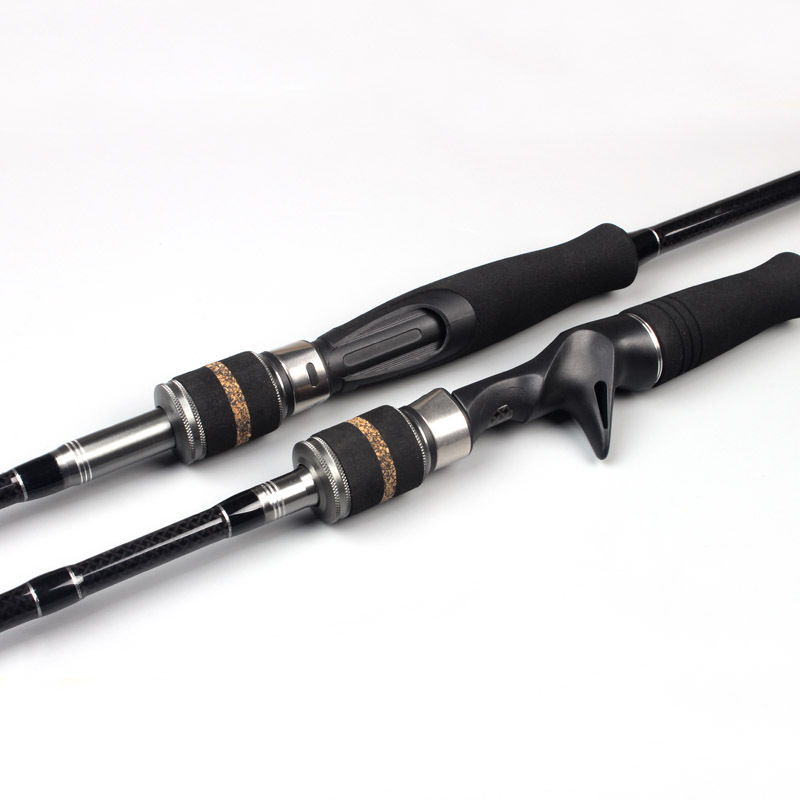 CHEERY Two Tip Telescopic Carbon Fast Action EVA Handle Lake Fishing Rod HM 2.1M-3M Casting & Spinning – Fishing Rod – view 2