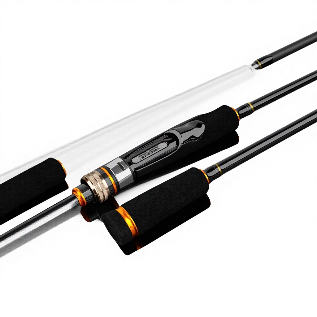 CHEERY NEW Sea Fishing Carbon Luya Rod Ultra Light Portable 4 Sections 2.58m Far Shore Throw Squid Shrimp 123g 69cm Asian Ink – Fishing Rod – view 2
