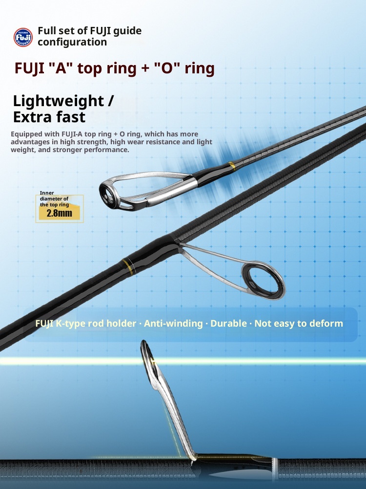 CHEERY NEW Sea Fishing Carbon Luya Rod Ultra Light Portable 4 Sections 2.58m Far Shore Throw Squid Shrimp 123g 69cm Asian Ink – Fishing Rod – view 4