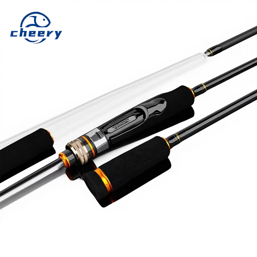 CHEERY NEW Sea Fishing Carbon Luya Rod Ultra Light Portable 4 Sections 2.58m Far Shore Throw Squid Shrimp 123g 69cm Asian Ink – Fishing Rod – view 1