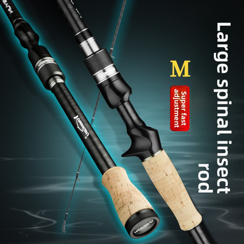 HOWELL Professional M Power Ultra-Fast Carbon Action Bass Fishing Rod EVA Handle Black Pit for Lake and Stream Carp Fishing – Fishing Rod – view 3