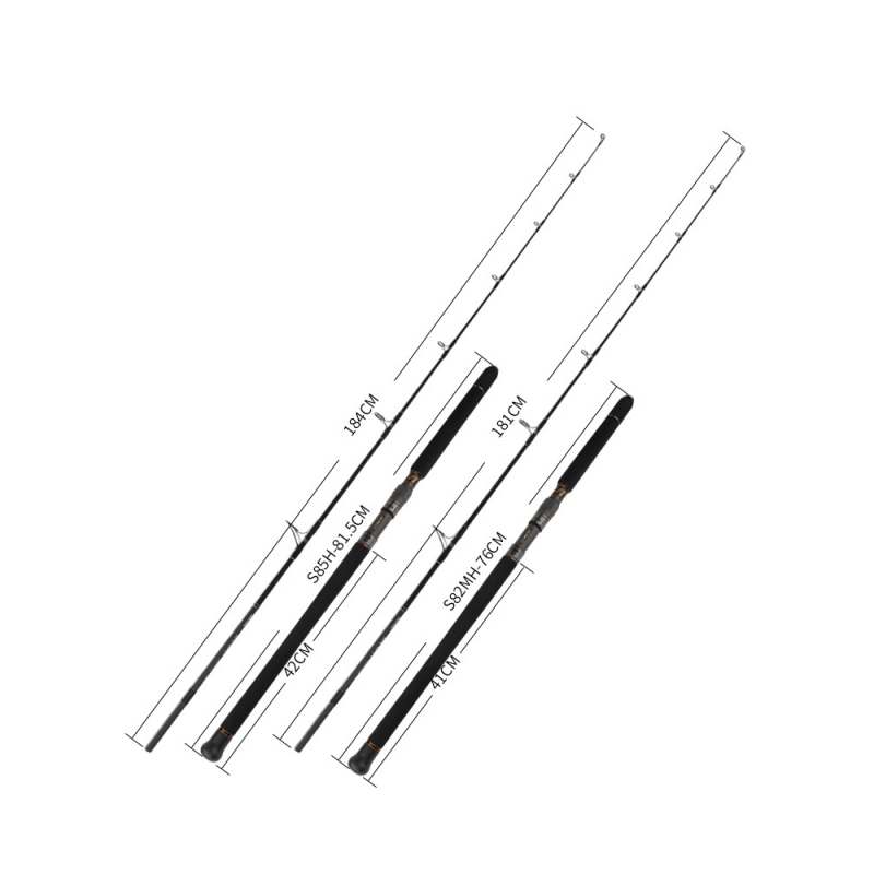 CHEERY GT Tuna 240-390g Carbon Fiber Medium Heavy Lure Rod for Sea Fishing Stainless Steel Guides Offshore Raft Boat Use – Fishing Rod – view 2