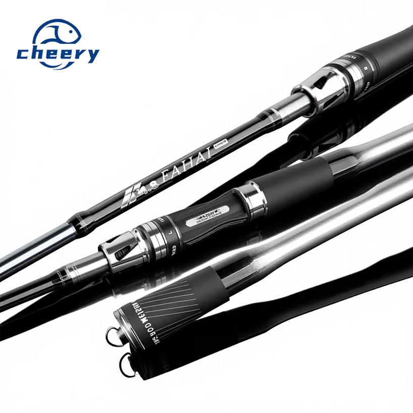 NEW Meisha Carbon Sea Raft Rod Offshore Boat Fishing Micro Lead Soft Tail 1.68m-1.98m 2-Piece Crucian Carp Eight Claw Fish – Fishing Rod – view 1