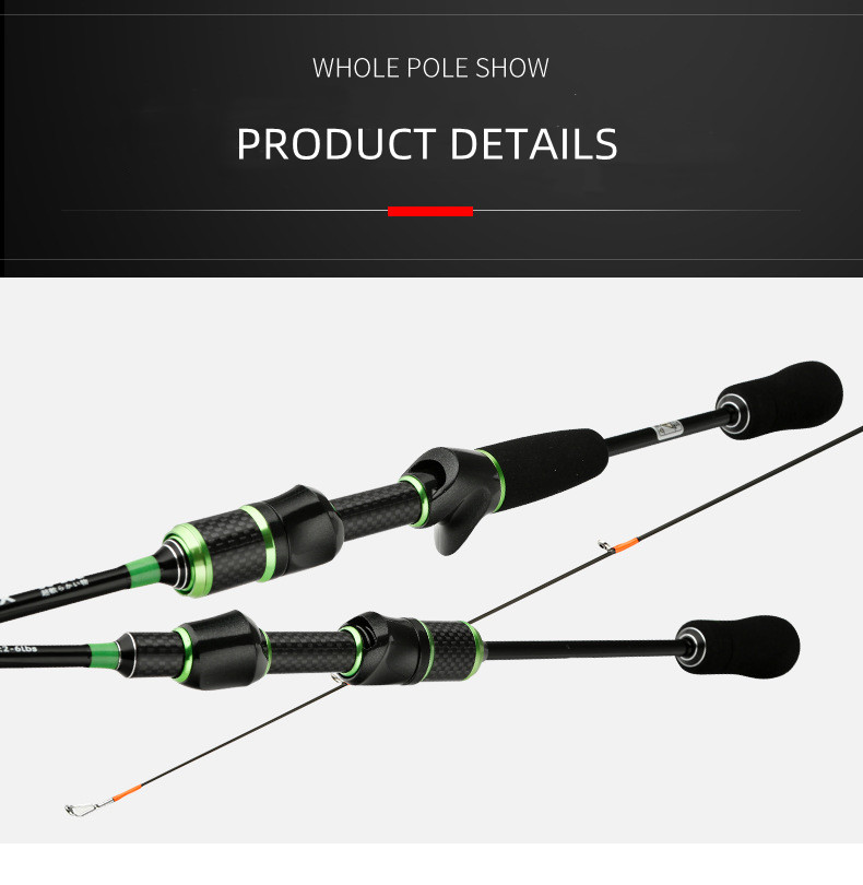 CHEERY Solid Tip Fishing Rod 1.5m 1.68m 1.8m Carbon Spinning/Casting Ultra Light Freshwater Fishing Rods – Fishing Rod – view 3