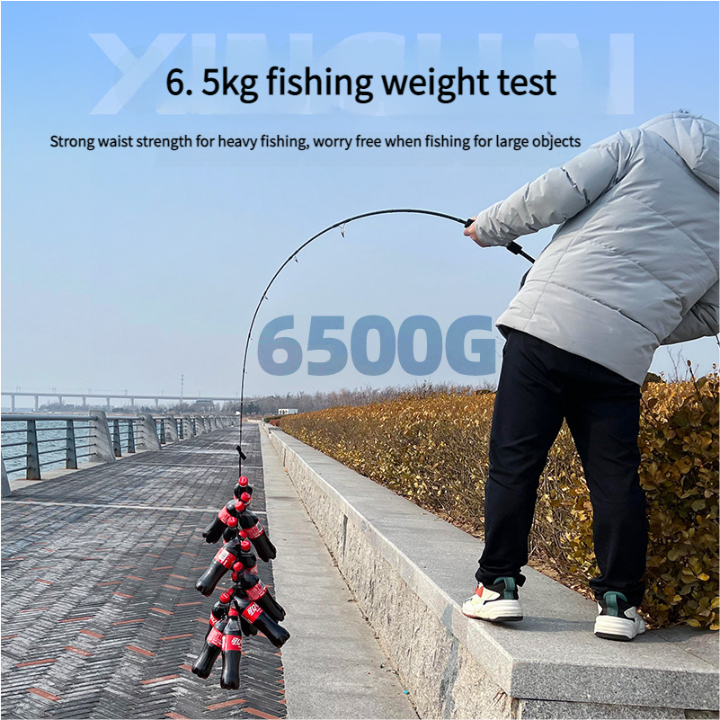 CHEERY 1.83m 1.91m MH Powerful Solid Carbon One and a Half Three Sections Spinning Casting Slow Jigging Fishing Rod Saltwater – Fishing Rod – view 2