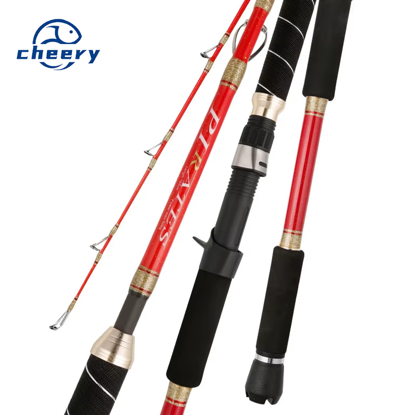 High Carbon Solid 1.65m 1.8m 1.95m 2.1m Super Hard 150# Drag 30KG 100-700G Lure Weight Slow Jigging Fishing Rod – Fishing Rod – view 1