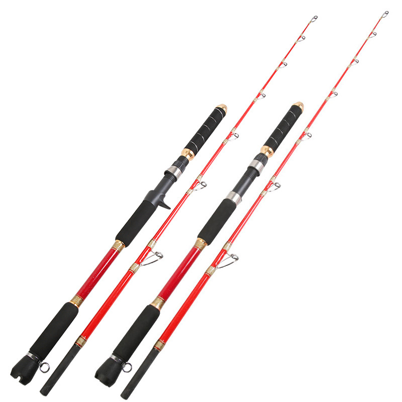 High Carbon Solid 1.65m 1.8m 1.95m 2.1m Super Hard 150# Drag 30KG 100-700G Lure Weight Slow Jigging Fishing Rod – Fishing Rod – view 2