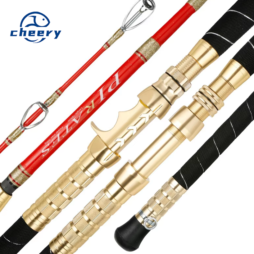 Wholesale Super Hard 150# Handmade Sea Fishing Rod Bottom Rod Cod Rod Weihai Fishing Gear Deep Sea Tuna GT Marlin Fishing – Fishing Rod – view 1