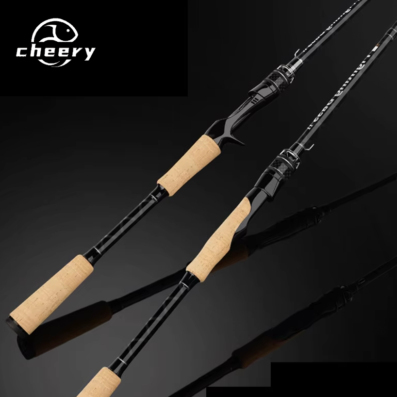 CHEERY 2.1-3.6m MH Carbon Fiber Casting Rod Saltwater Freshwater Trout Target Carp Bass Cork Lake Stream River Fishing Rods – Fishing Rod – view 1