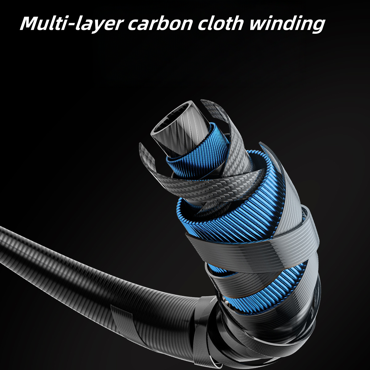 CHEERY Large-Casting Offshore Lure Fishing Rod Carbon Fiber Telescopic Hollow Tip Design with Many Large Guides for Carp&Catfish – Fishing Rod – view 4