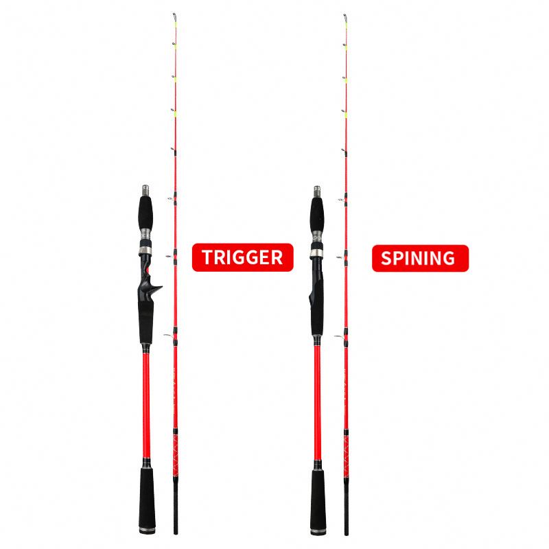 Casting Slow Pitch Jigging Rod Pesca Solid Fiber Fish Rod 1.9M Carbon Jigging Fishing Rod – Fishing Rod – view 2