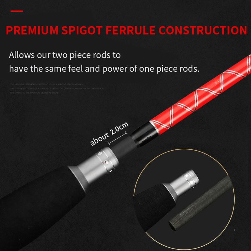 Casting Slow Pitch Jigging Rod Pesca Solid Fiber Fish Rod 1.9M Carbon Jigging Fishing Rod – Fishing Rod – view 5