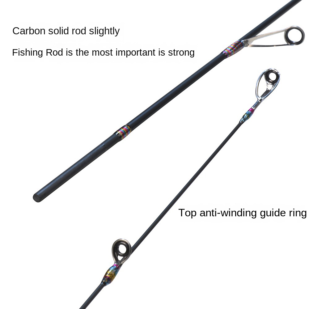 Cheery New Fuji Guide Ring Full Carbon Ultra Light 100g 2-Piece Luya Rod for River/Stream Fishing Weihai Factory – Fishing Rod – view 3
