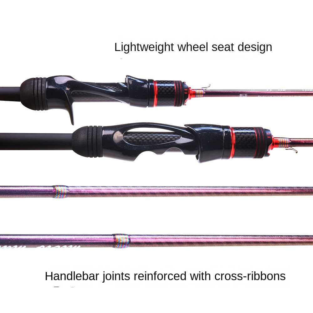 Cheery New Fuji Guide Ring Full Carbon Ultra Light 100g 2-Piece Luya Rod for River/Stream Fishing Weihai Factory – Fishing Rod – view 4