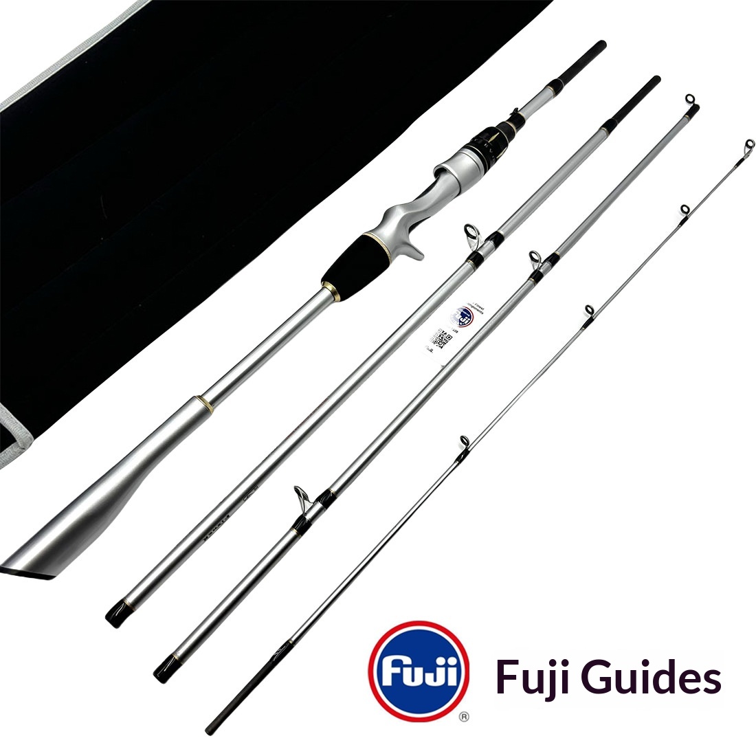 Cheery New 1.98m 4-Piece Portable Luya Travel Rod MH Fast Adjustment Carbon Super Hard Tone River Use 145G Lightweight – Fishing Rod – view 5