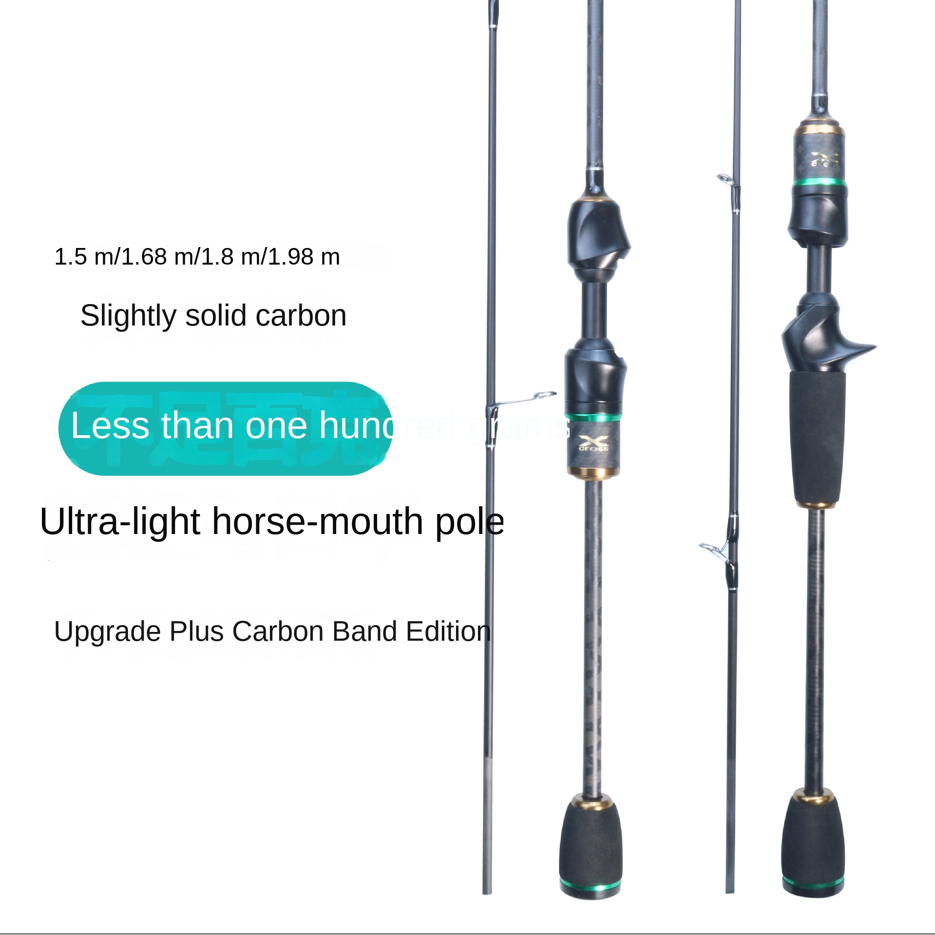 Cheery New Ultra-light Solid Carbon Makou Luya Road Asian Rod Hard Tune 2-Piece Stream Fishing Rod Weihai Factory – Fishing Rod – view 5