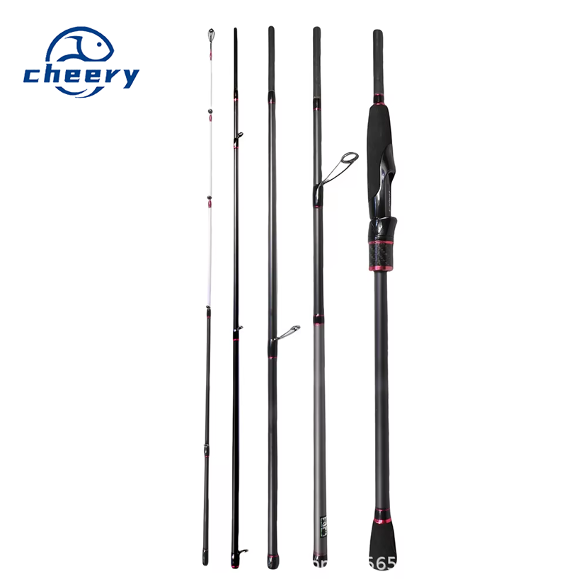 Cheery New Rod Carbon Fiber Fishing Rod Ultra-Fast Straight Handle Travel Rod 2-Piece 150g Lightweight Super Hard Tone Spot – Fishing Rod – view 5