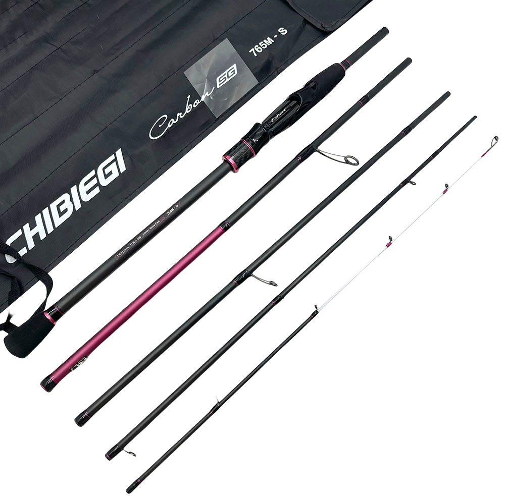 Cheery New Rod Carbon Fiber Fishing Rod Ultra-Fast Straight Handle Travel Rod 2-Piece 150g Lightweight Super Hard Tone Spot – Fishing Rod – view 1