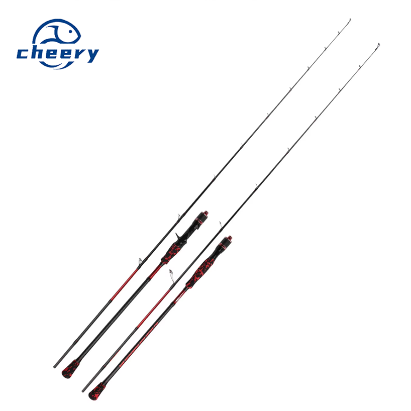 Cheery New Solid Slow Roll Carbon Luya Rod Offshore Sea Fishing Boat Fishing Rod 2-Piece Slow Jigging – Fishing Rod – view 1