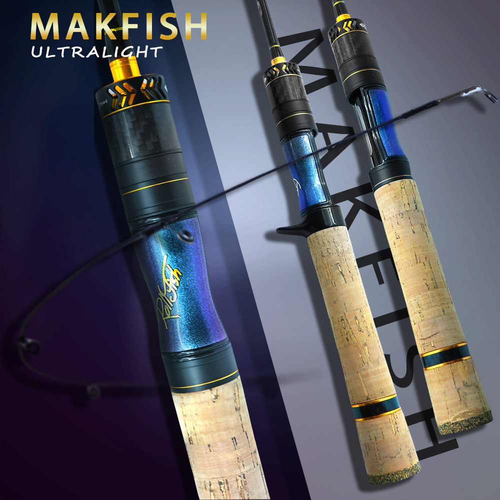 Cheery New Solid Carbon Fiber Micro Ultra Light 2-Piece Soft Tune Horse Mouth Rod Luya Fishing Rod Spot Wholesale – Fishing Rod – view 4