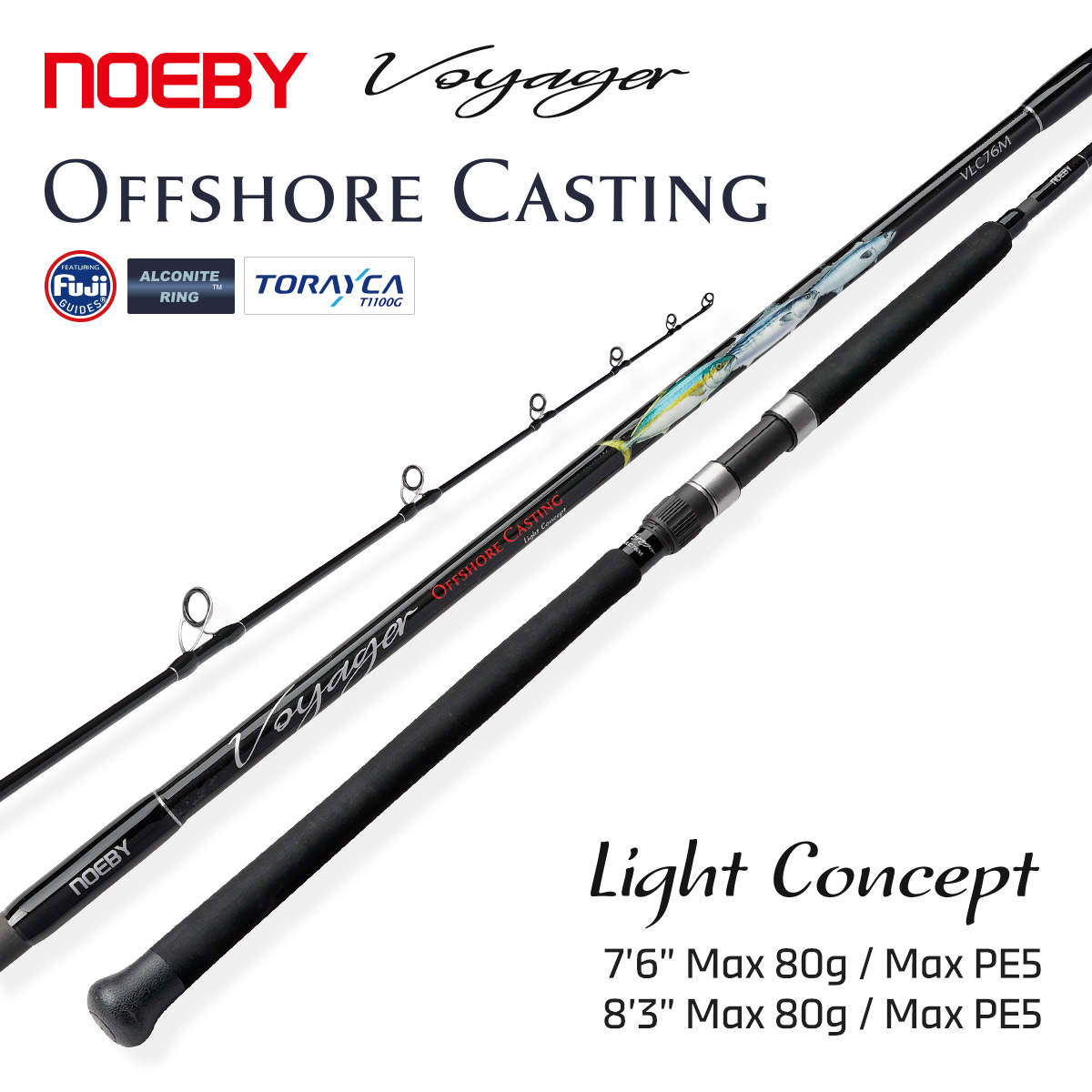 NOEBY Voyager Voyager Light Concept Offshore Casting Fishing Rod – Fishing Rod – view 2