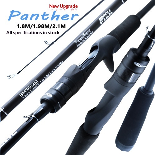 Cheery New Pure Carbon Luya Rod M Adjustment Lure Fishing Bass Rod 1.8m-2.4m Sizes – Fishing Rod – view 2