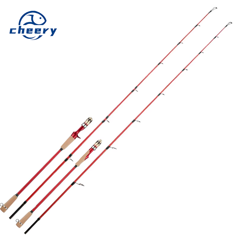CHEERY Ultralight 1.5m/1.68m Carbon Fiber Baitcasting Rod for Ocean Boat Fishing for Squid Jig and Cuttlefish Casting Rod – Fishing Rod – view 1