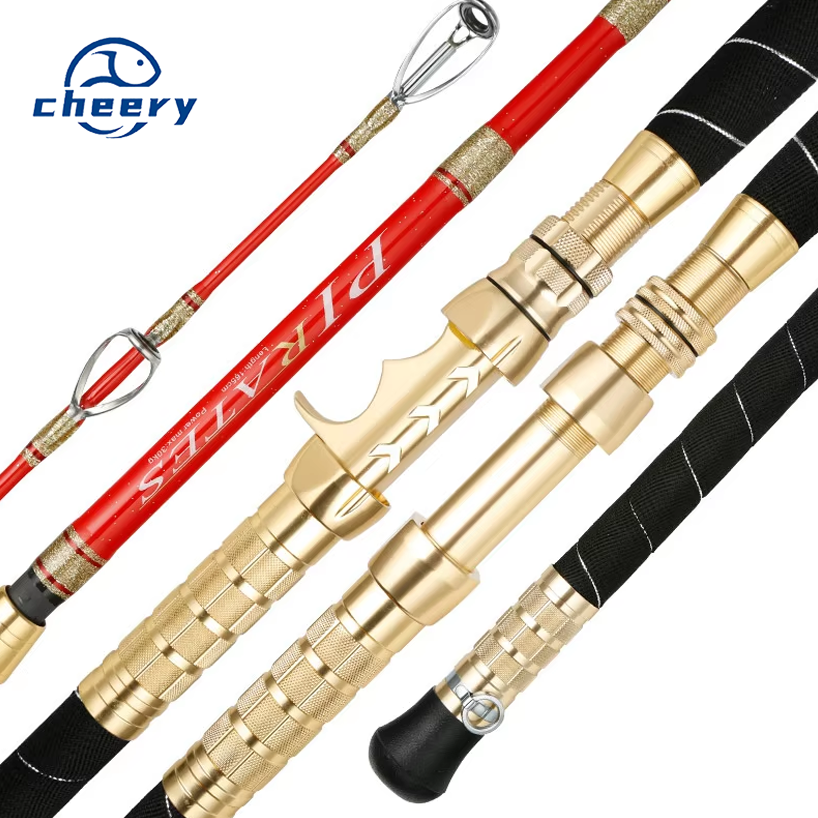 Wholesale Super Hard 150# Handmade Sea Fishing Rod Bottom Rod Cod Rod Weihai Fishing Gear Deep Sea Tuna GT Marlin Fishing – Fishing Rod – view 1