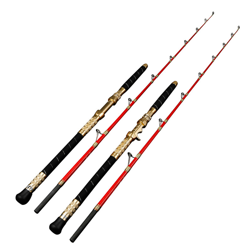 Wholesale Super Hard 150# Handmade Sea Fishing Rod Bottom Rod Cod Rod Weihai Fishing Gear Deep Sea Tuna GT Marlin Fishing – Fishing Rod – view 5