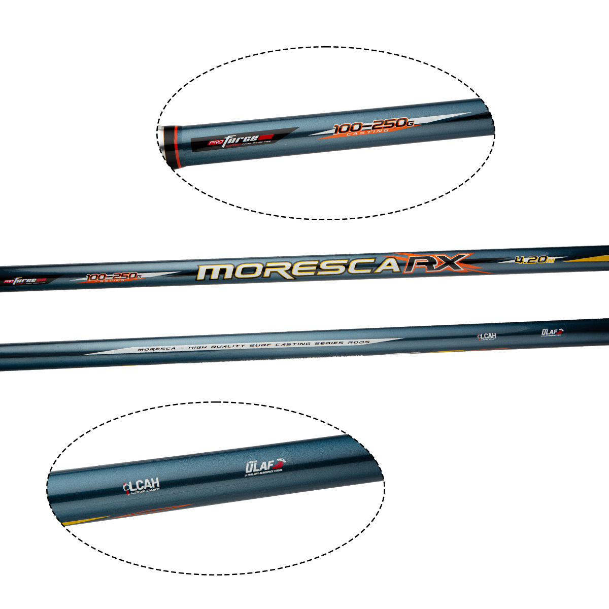 4.2m/4.5m 250G Long Casting Weight Three-Section Beach Anchor Surf Fishing Rod for Long-Distance Bottom Fishing for Sea Lake – Fishing Rod – view 5