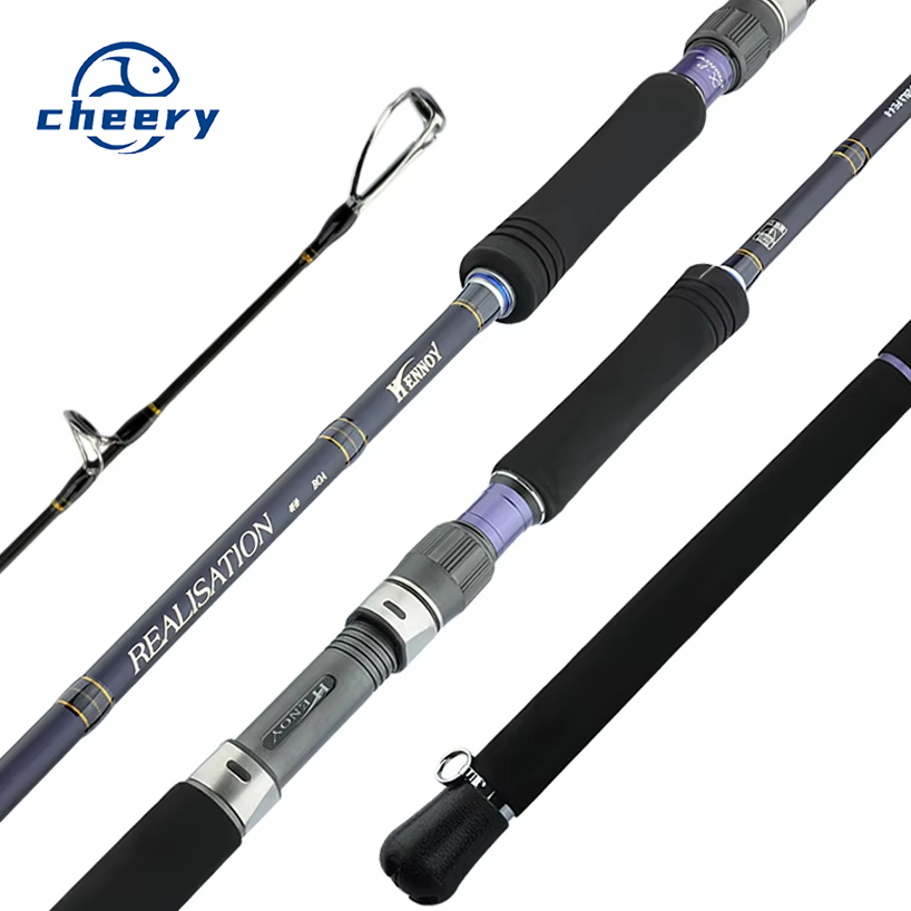 CHEERY Wholesale Custom Carbon Boat Fishing Rod Trolling Fishing Rod Blank Spinning Jigging Sea Fishing Rods for Big Fish – Fishing Rod – view 1