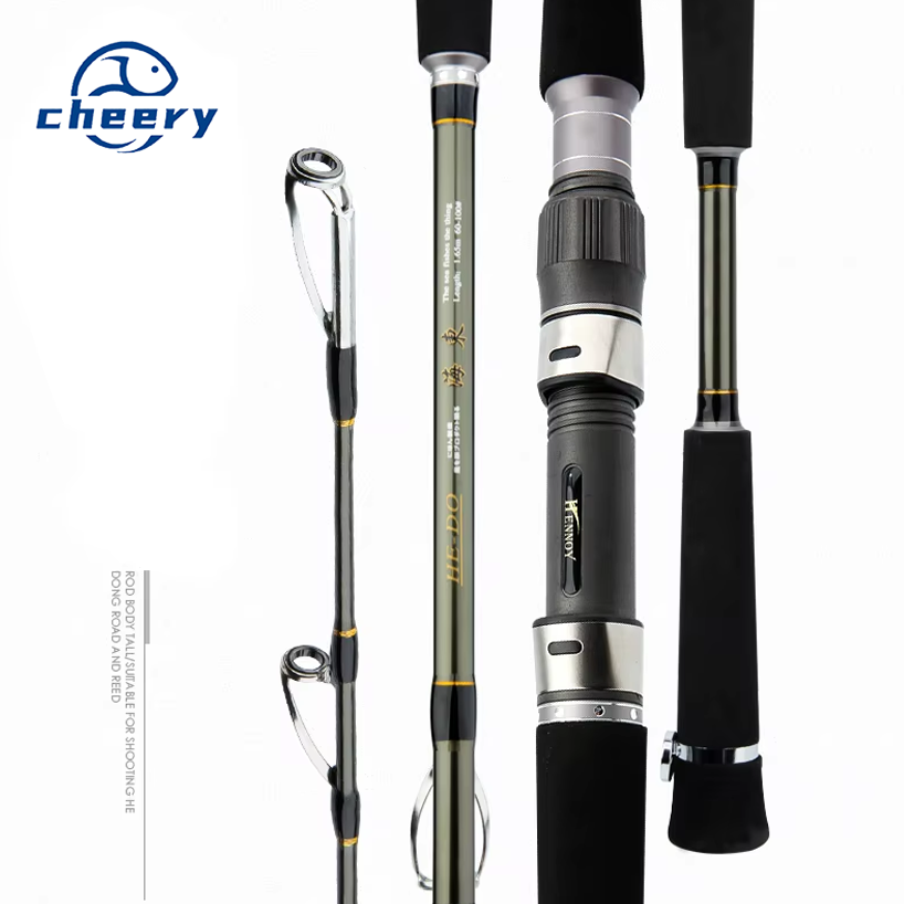 CHEERY Wholesale Custom Carbon Fiber Heavy Boat Fishing Rod Trolling Fishing Rod Saltwater Spinning Fishing Jigging Rod Low Moq – Fishing Rod – view 1