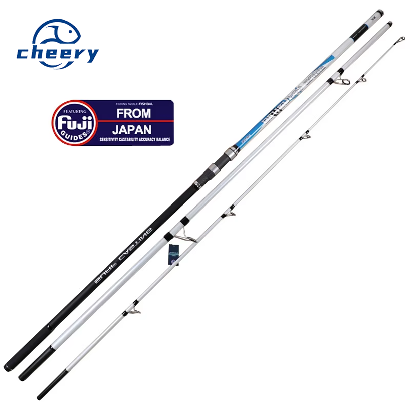 4.2m/4.5m FUJI Parts Long Casting Surf Fishing Rod 3 Sections 30t Carbon Fiber Surf Rod Sea Fishing Rod Pole – Fishing Rod – view 1