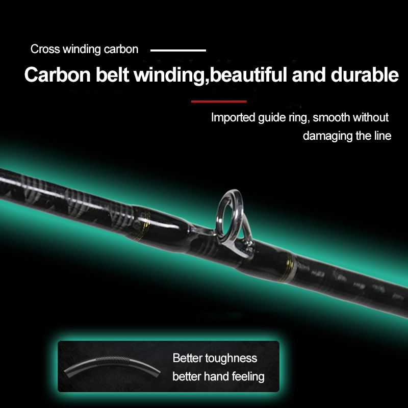 In Stock Fast Delivery Custom Metal JIg Jigging Rod Sea Fishing Slow Pitch Jigging Rod Carbon Fiber Fishing Rod – Fishing Rod – view 5