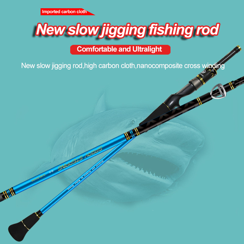In Stock Fast Delivery Custom Metal JIg Jigging Rod Sea Fishing Slow Pitch Jigging Rod Carbon Fiber Fishing Rod – Fishing Rod – view 3