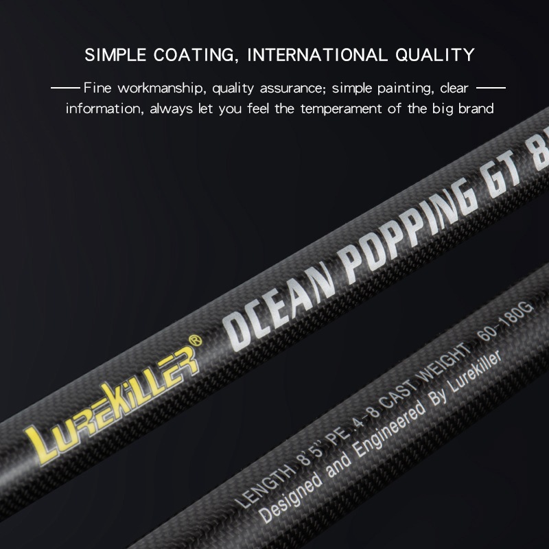 CHEERY Lurekiller FUJI Parts Deep Sea Popping Fishing Boat Rod Straight Butt High Carbon Tuna GT Trolling Fishing Rod – Fishing Rod – view 3