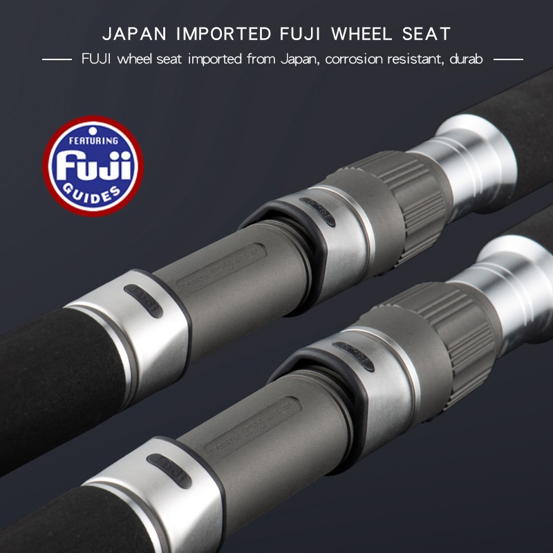 CHEERY Lurekiller FUJI Parts Deep Sea Popping Fishing Boat Rod Straight Butt High Carbon Tuna GT Trolling Fishing Rod – Fishing Rod – view 5