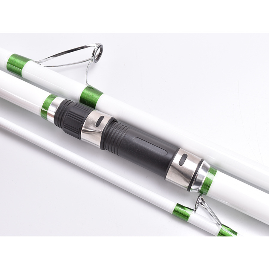 4.2m Carbon Fiber Three-Section Telescopic Beach Long-Casting Fishing Rod 300g Bait Weight Medium Hardness EVA Surf Rod – Fishing Rod – view 4