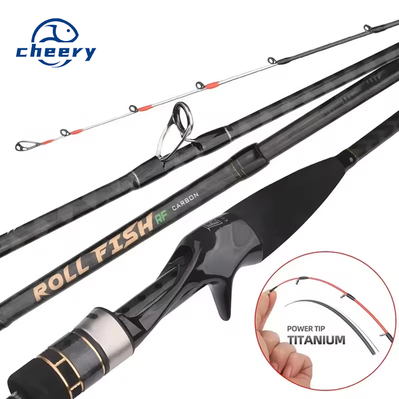 1.55m Ultralight Carbon Fiber Spinning Rod with Titanium Tip EGI Squid Jig Casting Cuttlefish Rod Featuring Eva Handle – Fishing Rod – view 1