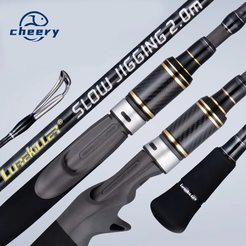 Lurekiller 2.0 m Ultralight Toray Carbon FUJI Parts Jig Fishing Rod Saltwater Slow Pitch Jigging Rod – Fishing Rod – view 1