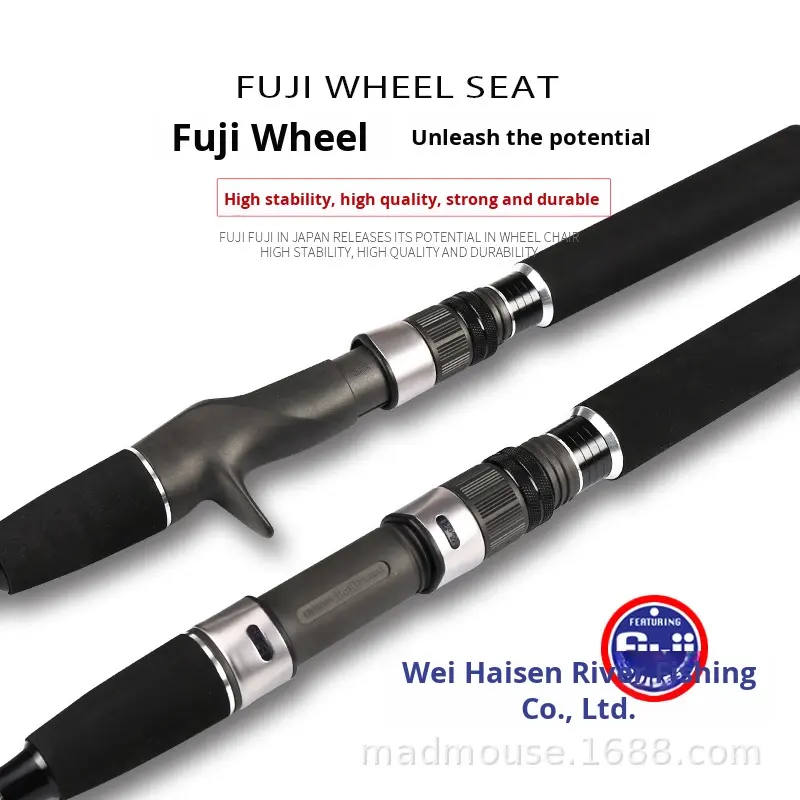 CHEERY Japan Saltwater Fuji 1.8m Slow Pitch Jigging Trolling Spinning Baitcasting Cross Carbon Fiber EVA Fishing Rod – Fishing Rod – view 4