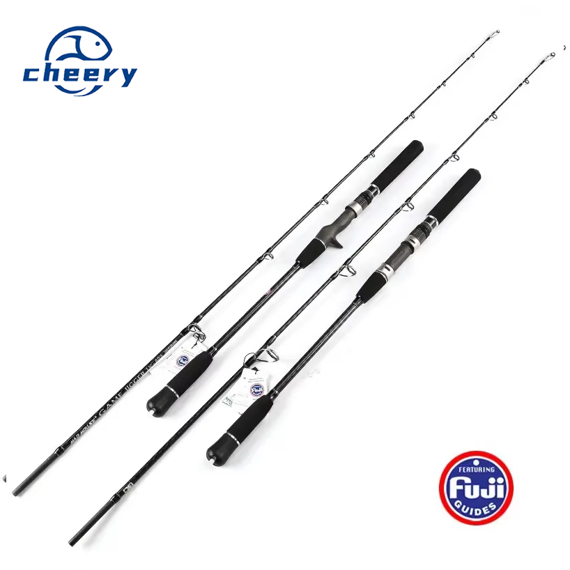 CHEERY Japan Saltwater Fuji 1.8m Slow Pitch Jigging Trolling Spinning Baitcasting Cross Carbon Fiber EVA Fishing Rod – Fishing Rod – view 1