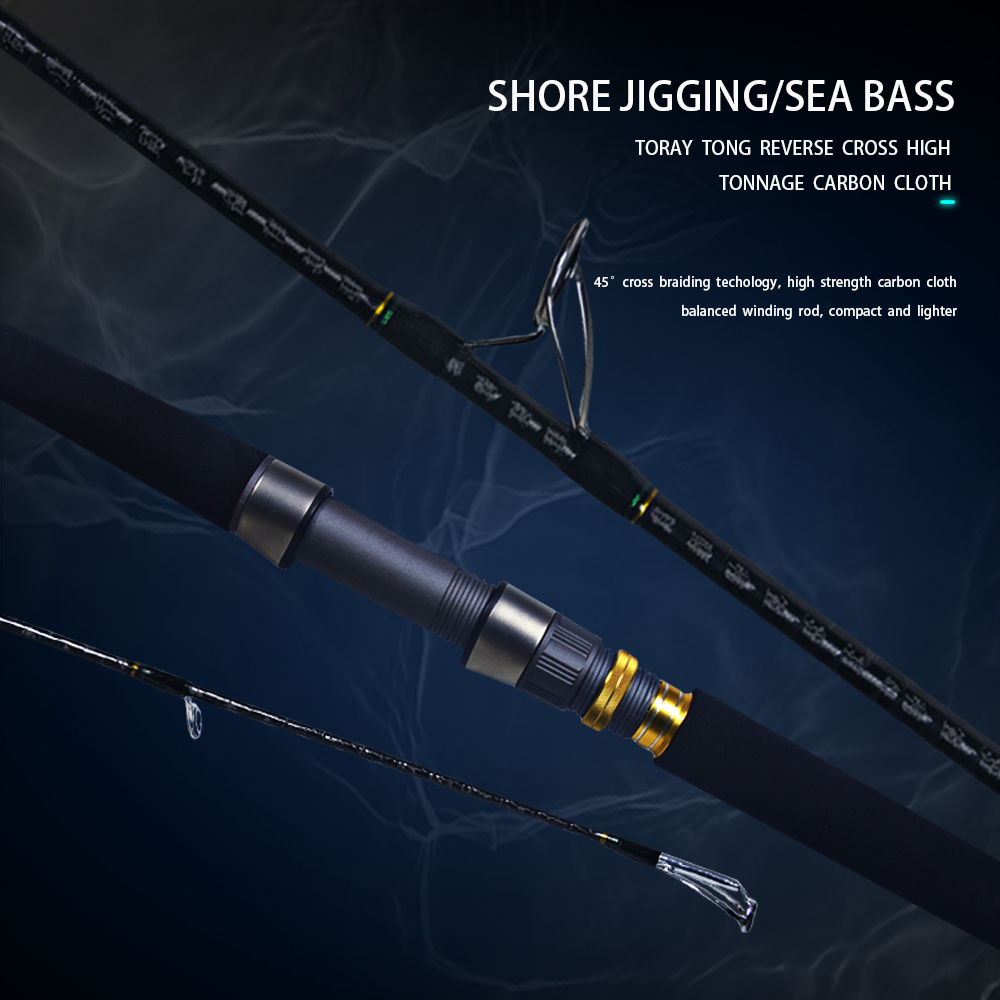 CHEERY High Carbon Saltwater Sea Bass Fishing Rods Light Slow Jigging Rod Shore Casting Spinning Lure Fishing Rods – Fishing Rod – view 3