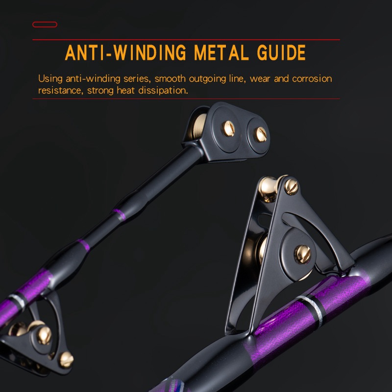 Wholesale SIC Roller Guide Deep Sea Fishing Boat Rod Straight Butt High Carbon Tuna Shark Trolling Fishing Rod – Fishing Rod – view 5