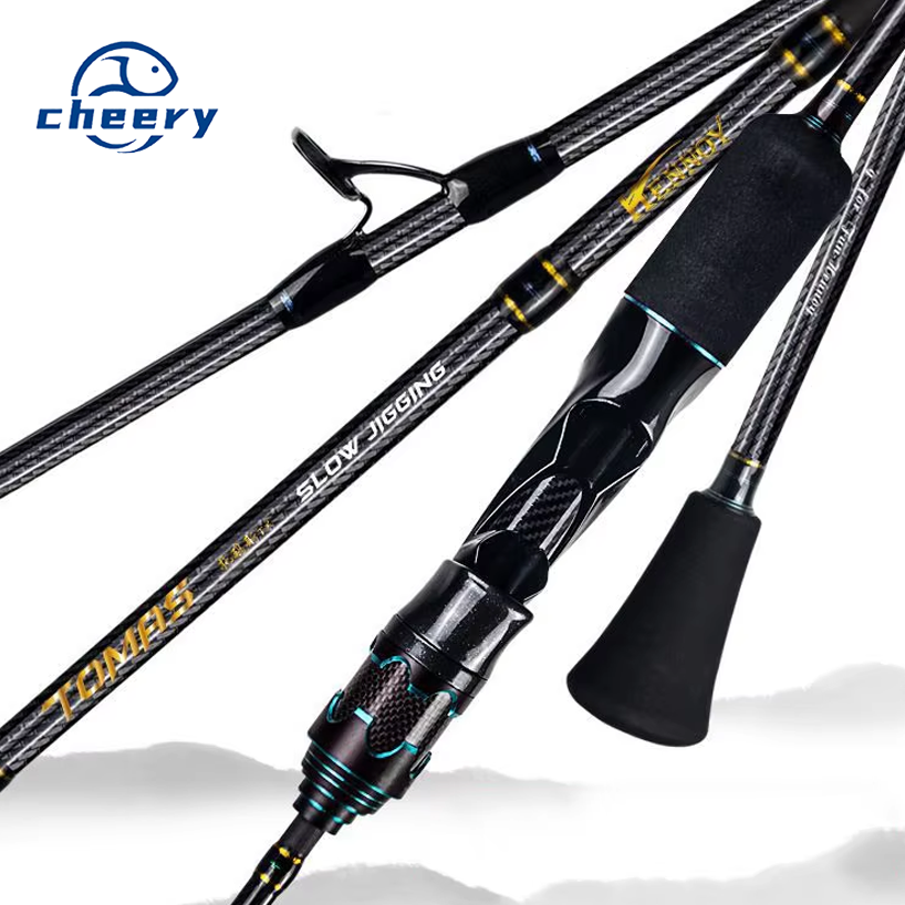 Toray High Carbon Fiber Saltwater Slow Jigging Rod Ultralight Super Hard Solid Tip Boat Casting Fishing Jig Jigging Rod – Fishing Rod – view 1