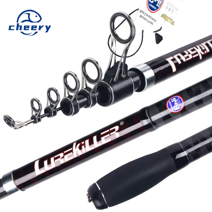 Lurekiller 1.9 m Japan TORAY Carbon Blank FUJI Parts Telescopic Sea Fishing Rod Saltwater Rock Fishing Rod Pole – Fishing Rod – view 1