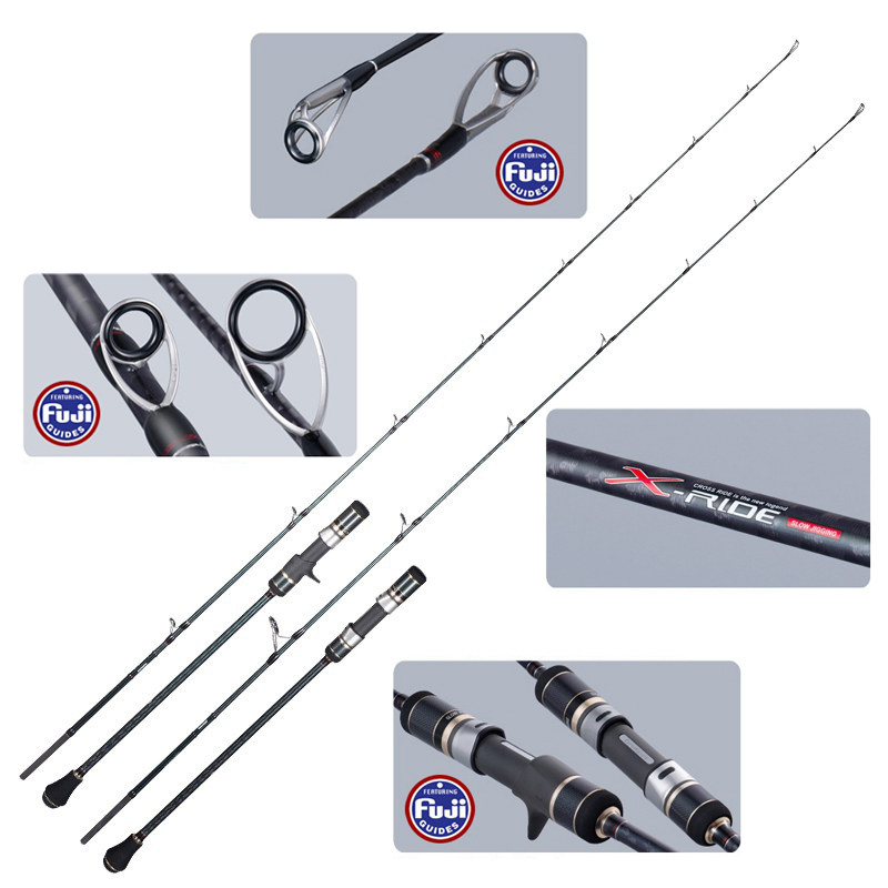 Lurekiller 1.9 m Toray Carbon Cloth All FUJI Parts Slow Jigging Fishing Rod Boat Fishing Jigging Rod Pole – Fishing Rod – view 2